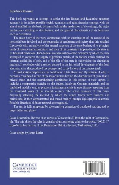Studies in the Byzantine Monetary Economy C.300 1450