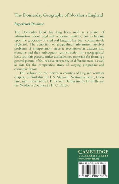 The Domesday Geography of Northern England