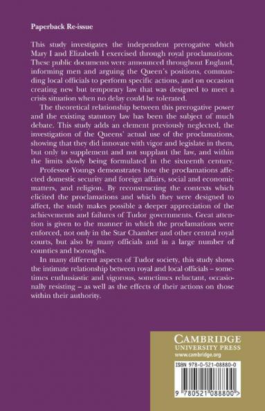 The Proclamations of the Tudor Queens