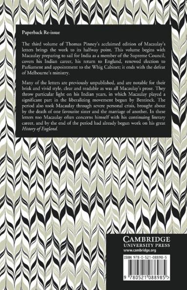 The Letters of Thomas Babington Macaulay