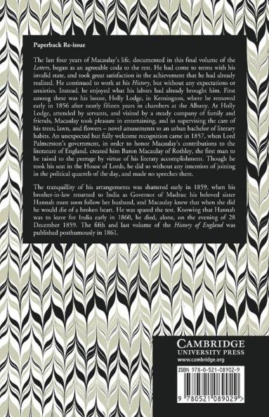 The Letters of Thomas Babington Macaulay