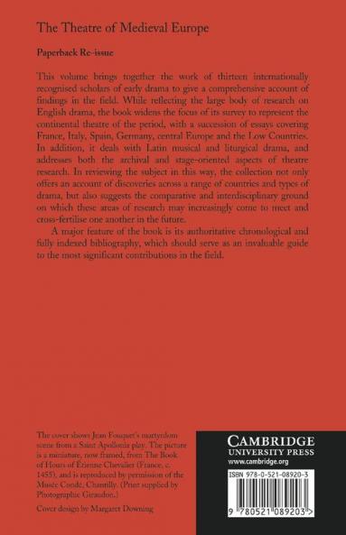 The Theatre of Medieval Europe