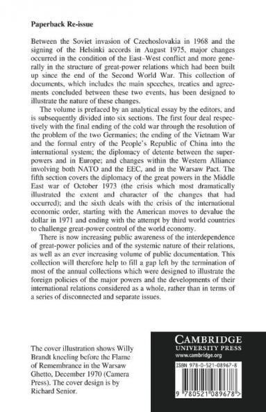 The End of the Post-War Era