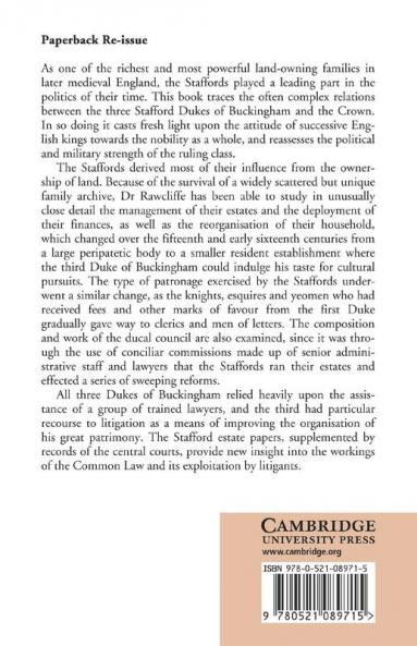 The Staffords Earls of Stafford and Dukes of Buckingham