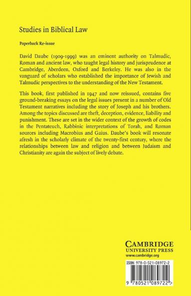 Studies in Biblical Law