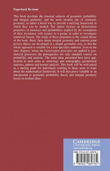 Factorization Calculus and Geometric Probability
