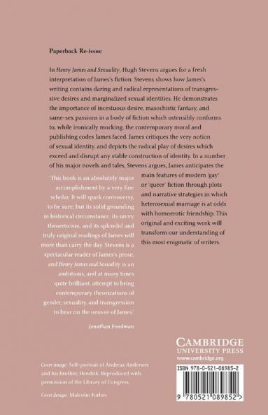 Henry James and Sexuality
