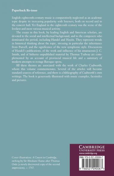 Music in Eighteenth-Century England