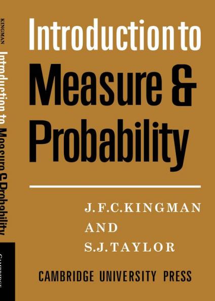 Introdction to Measure and Probability