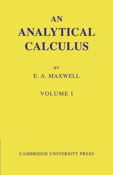 An Analytical Calculus
