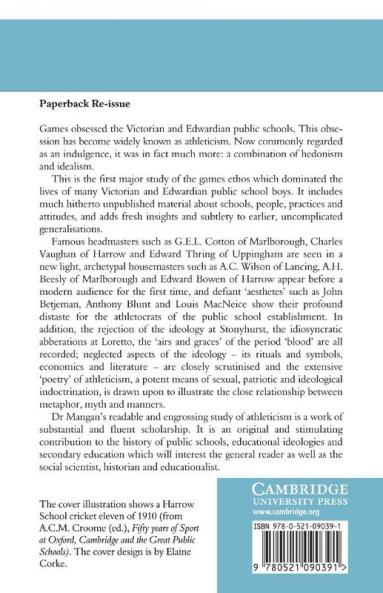 Athleticism in the Victorian and Edwardian Public School