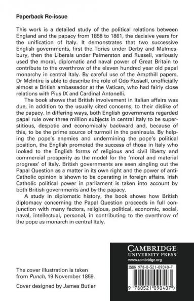 England Against the Papacy 1858 1861