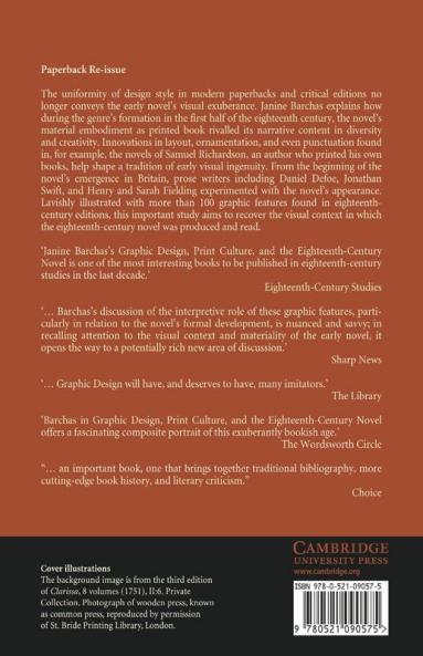 Graphic Design Print Culture and the Eighteenth-Century Novel