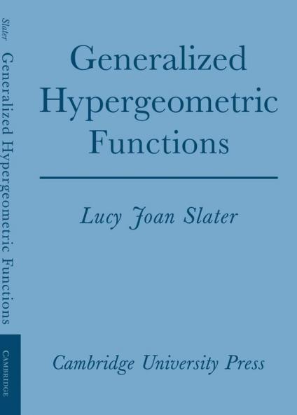 Generalized Hypergeometric Functions