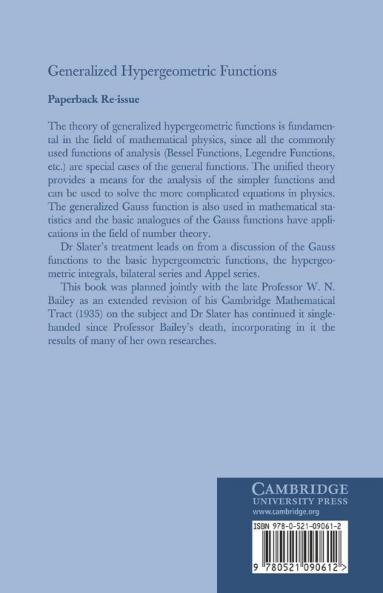 Generalized Hypergeometric Functions