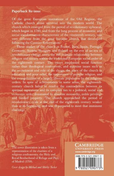 Church and Society in Catholic Europe of the Eighteenth Century