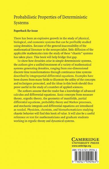 Probabilistic Properties of Deterministic Systems