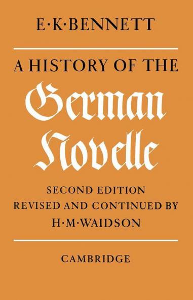 A History of the German Novelle