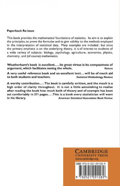 A First Course Mathematical Statistics