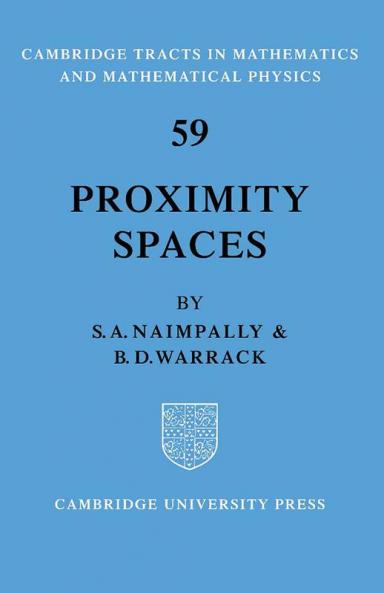 Proximity Spaces