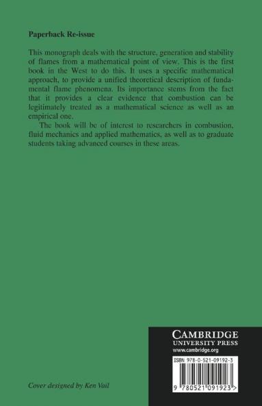 Theory of Laminar Flames