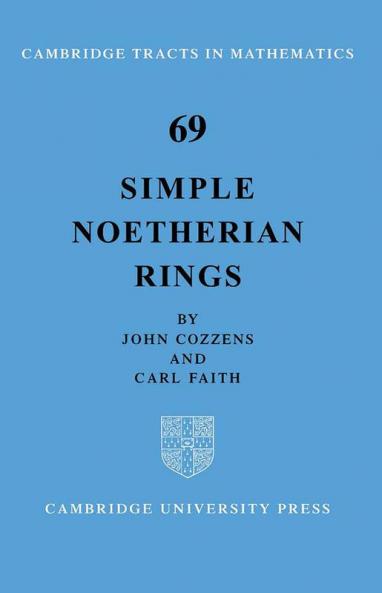 Simple Noetherian Rings