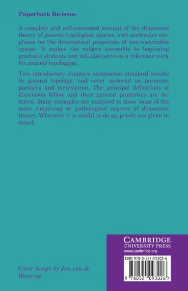 Dimension Theory of General Spaces