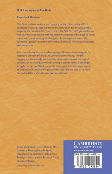 D. H. Lawrence and the Bible