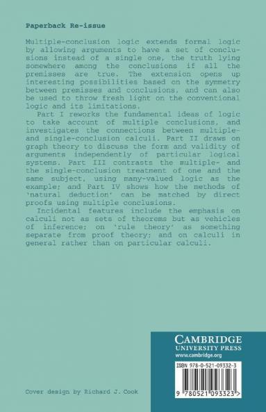 Multiple-Conclusion Logic