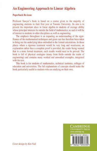 An Engineering Approach to Linear Algebra