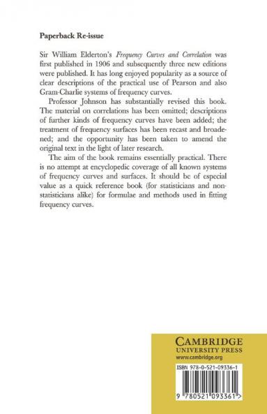 Systems of Frequency Curves