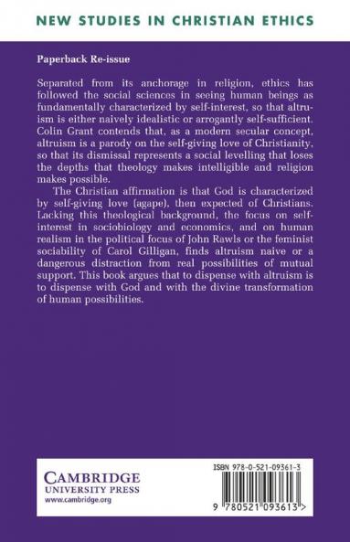 Altruism and Christian Ethics