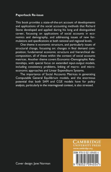 Social and Demographic Accounting