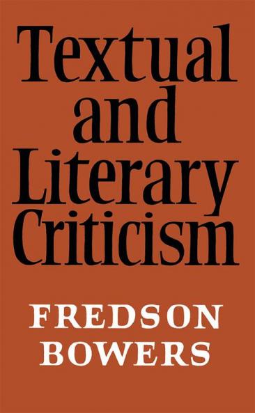 Textual and Literary Criticism