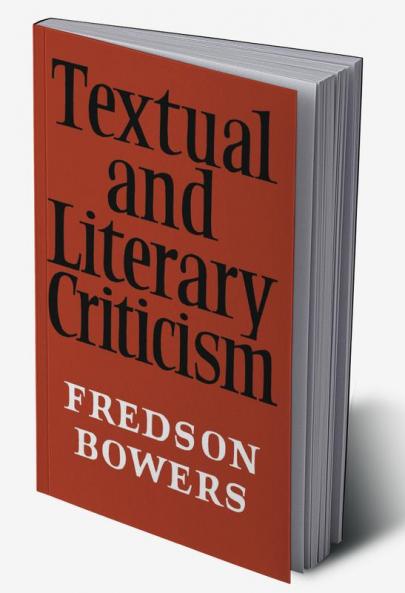Textual and Literary Criticism