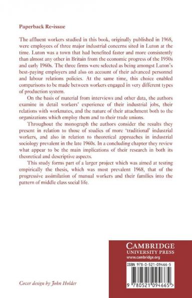 The Affluent Worker