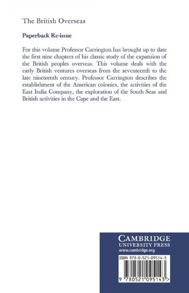 The British Overseas Part 1 Making of the Empire