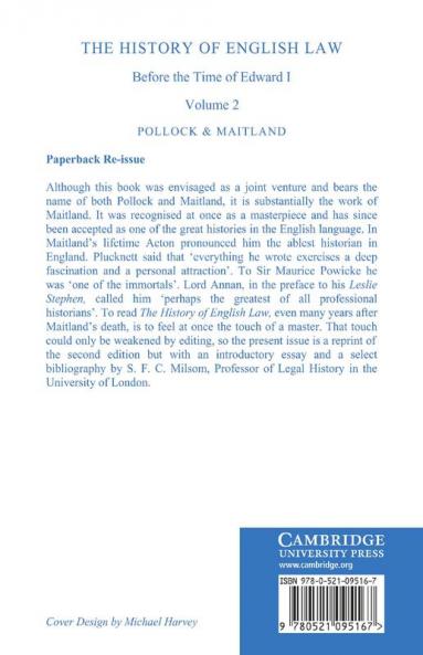 The History of English Law