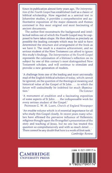 The Interpretation of the Fourth Gospel