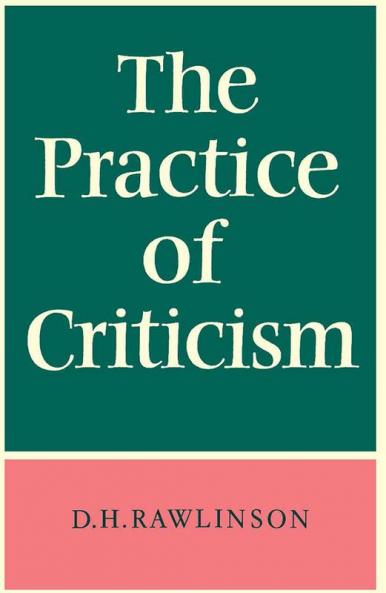 The Practice of Criticism