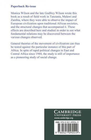 The Analysis of Social Change