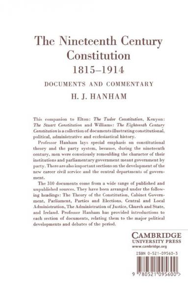 The Nineteenth-Century Constitution 1815 1914
