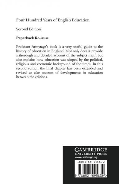Four Hundred Years of English Education