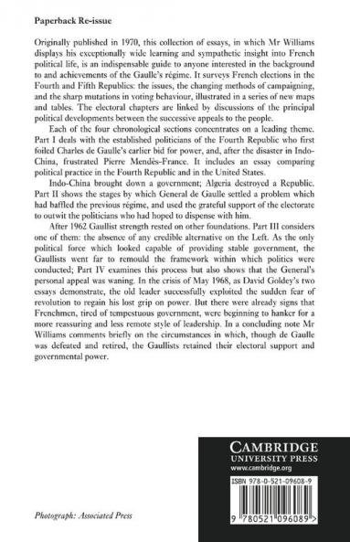French Politicians and Elections 1951 1969