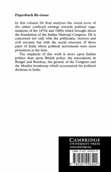 The Emergence of Indian Nationalism