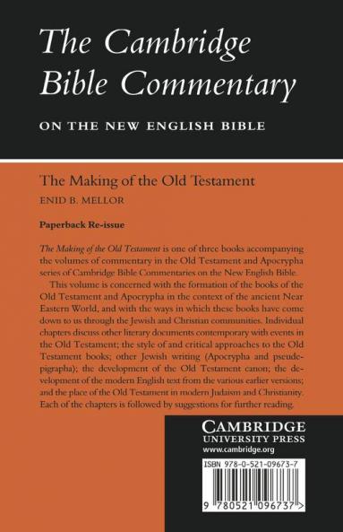 The Making of the Old Testament