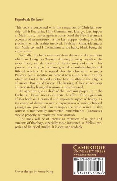 The Eucharist in Bible and Liturgy
