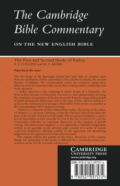 The First and Second Books of Esdras