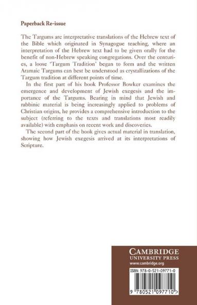 The Targums and Rabbinic Literature