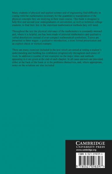 Mathematical Methods for the Physical Sciences